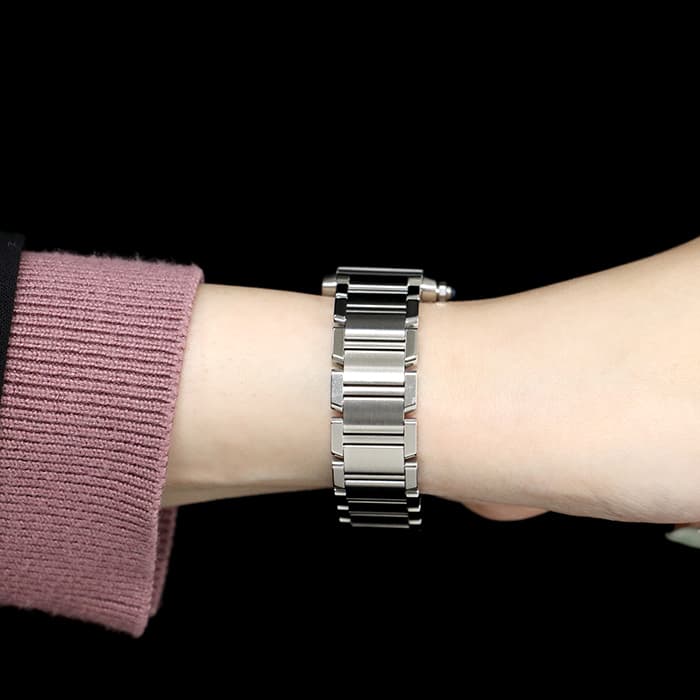 CARTIER カルティエ タンク フランセーズ SM W51026Q3 ブラック【アジア限定】 26