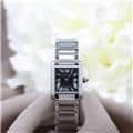 CARTIER カルティエ タンク フランセーズ SM W51026Q3 ブラック【アジア限定】 2