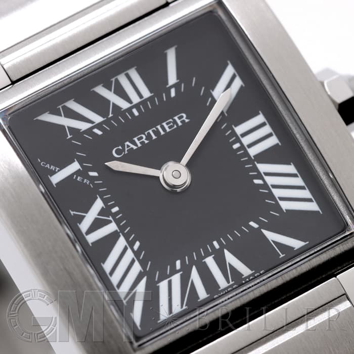 CARTIER カルティエ タンク フランセーズ SM W51026Q3 ブラック【アジア限定】 6
