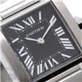 CARTIER カルティエ タンク フランセーズ SM W51026Q3 ブラック【アジア限定】 6