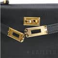 HERMES エルメス ミニケリー 2 エプソン ノワール（ブラック） ゴールド金具 13