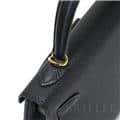 HERMES エルメス ミニケリー 2 エプソン ノワール（ブラック） ゴールド金具 25
