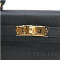 HERMES エルメス ミニケリー 2 エプソン ノワール（ブラック） ゴールド金具 3