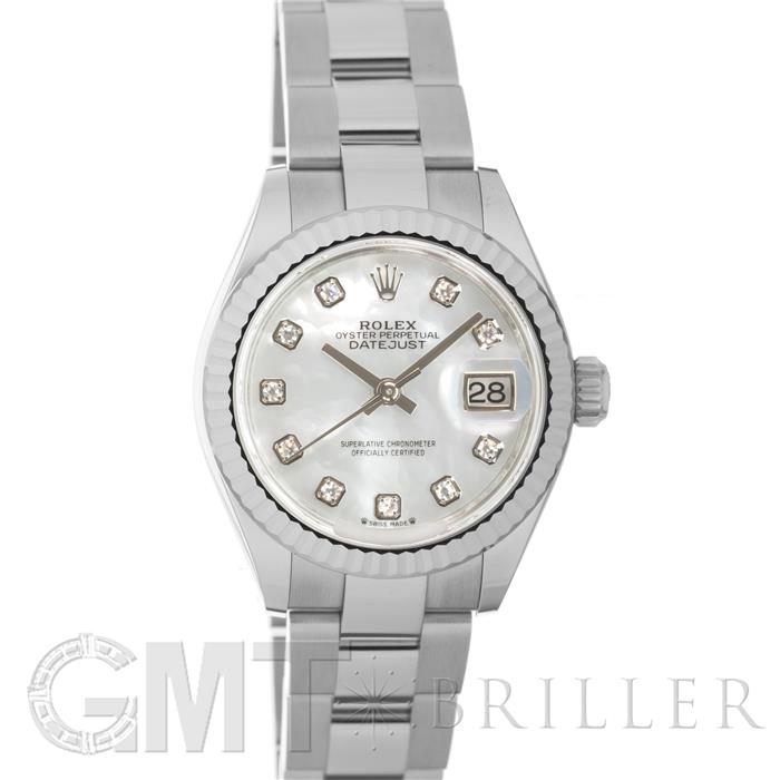ROLEX ロレックス デイトジャスト 28 279174NG ホワイトシェル オイスターブレスレット メイン