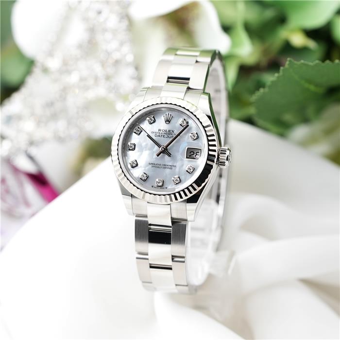 ROLEX ロレックス デイトジャスト 28 279174NG ホワイトシェル オイスターブレスレット 2