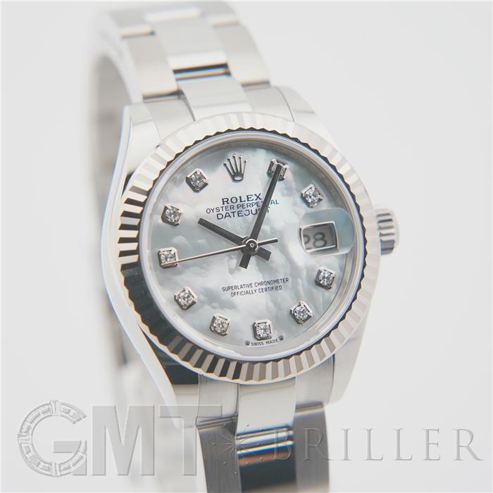 ROLEX ロレックス デイトジャスト 28 279174NG ホワイトシェル オイスターブレスレット 5