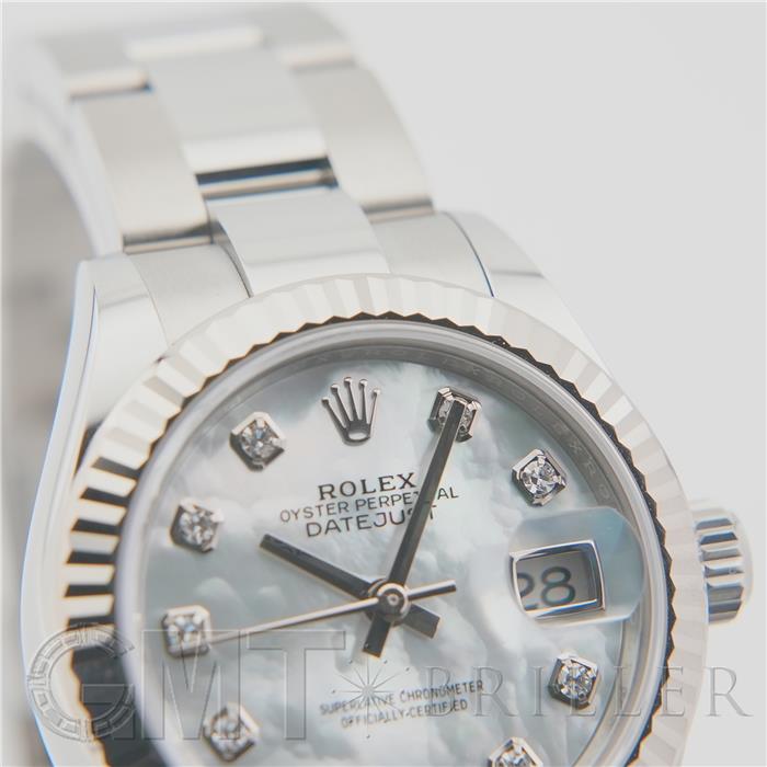 ROLEX ロレックス デイトジャスト 28 279174NG ホワイトシェル オイスターブレスレット 6