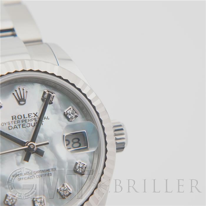 ROLEX ロレックス デイトジャスト 28 279174NG ホワイトシェル オイスターブレスレット 7