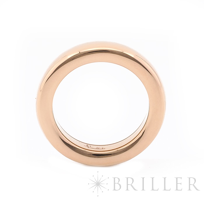 POMELLATO ポメラート イコニカ リング エキストラスリム ローズゴールド PAC4000-O7000-00000 53 3