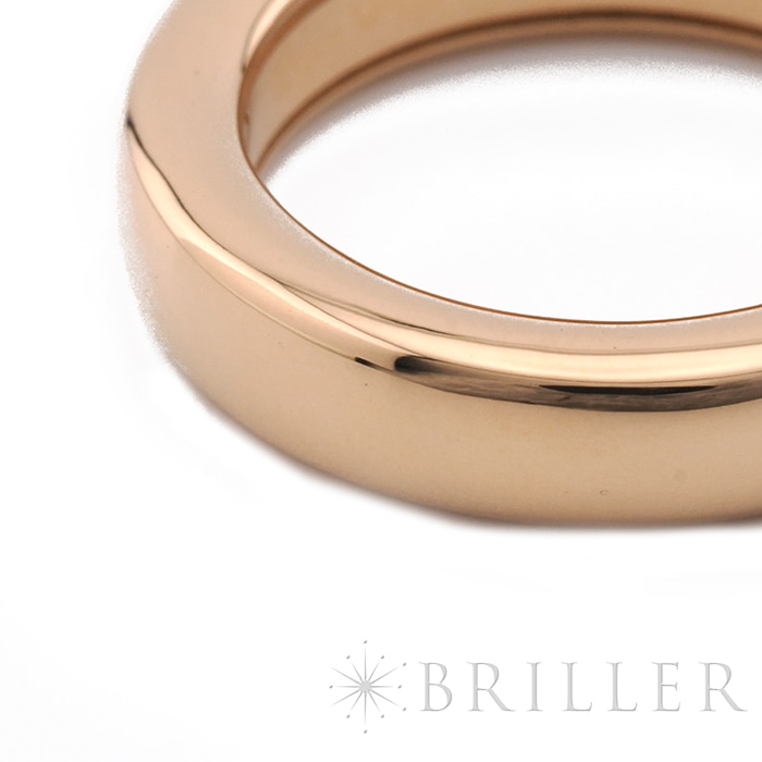 POMELLATO ポメラート イコニカ リング エキストラスリム ローズゴールド PAC4000-O7000-00000 53 5