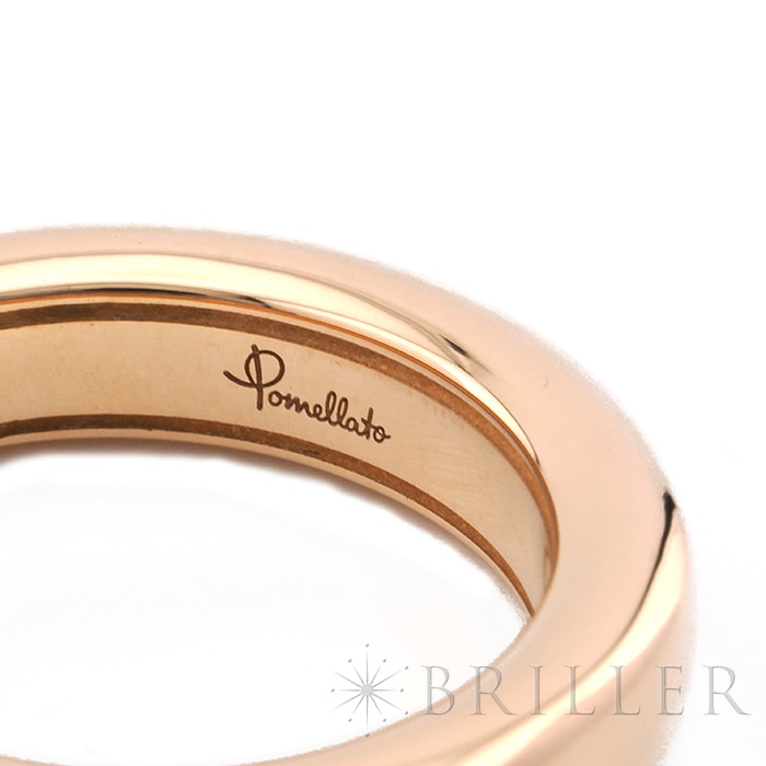 POMELLATO ポメラート イコニカ リング エキストラスリム ローズゴールド PAC4000-O7000-00000 53 8