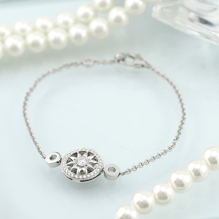 HARRY WINSTON ハリー・ウィンストン ウィンストン ゲート ブレスレット プラチナ ダイヤモンド BRDPRD1MWG 2