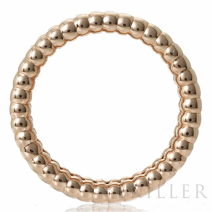 Van Cleef & Arpels ヴァン クリーフ&アーペル ペルレ ペルレ ダイヤモンドリング VCARN9WE51 ローズゴールド 11号 11