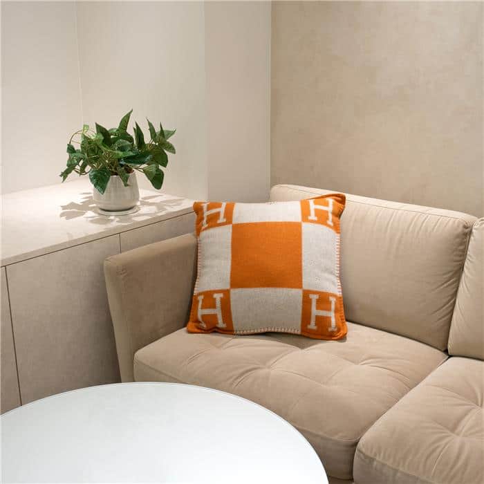 HERMES エルメス クッション アヴァロン PM エクリュ / ポティロン H102667M 58 29