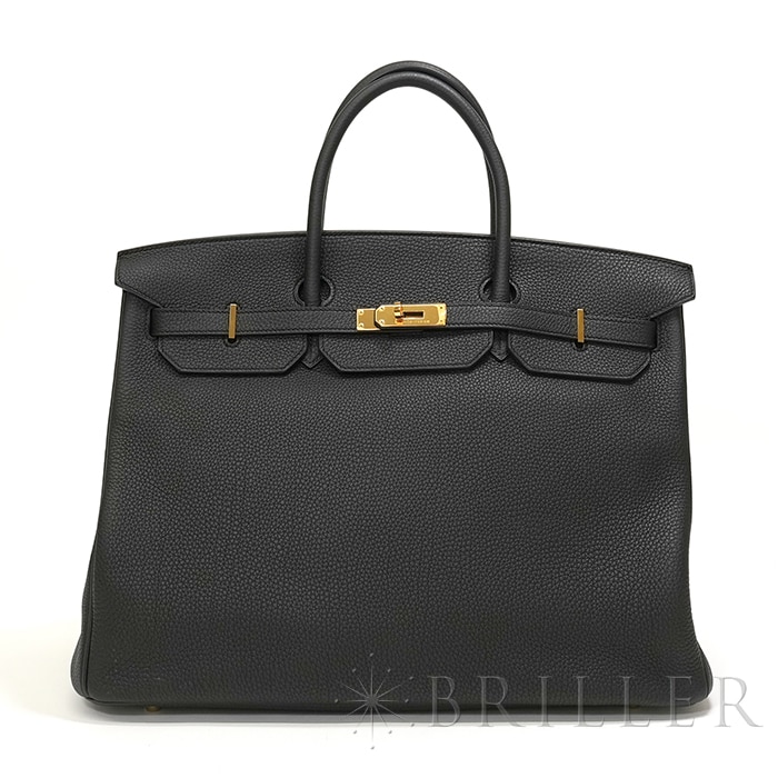 HERMES エルメス バーキン 40 トゴ ノワール ゴールド金具 メイン