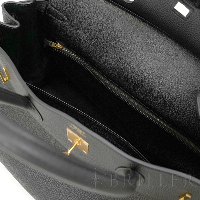 HERMES エルメス バーキン 40 トゴ ノワール ゴールド金具 11