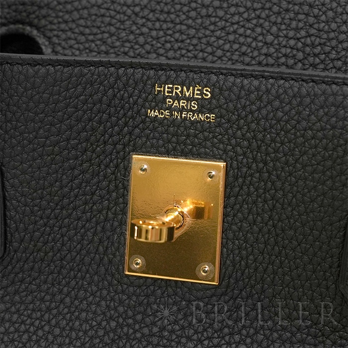 HERMES エルメス バーキン 40 トゴ ノワール ゴールド金具 19