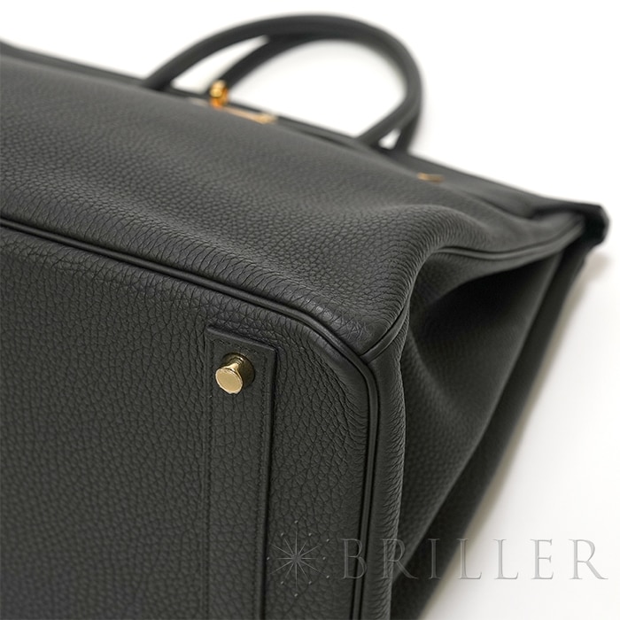HERMES エルメス バーキン 40 トゴ ノワール ゴールド金具 23