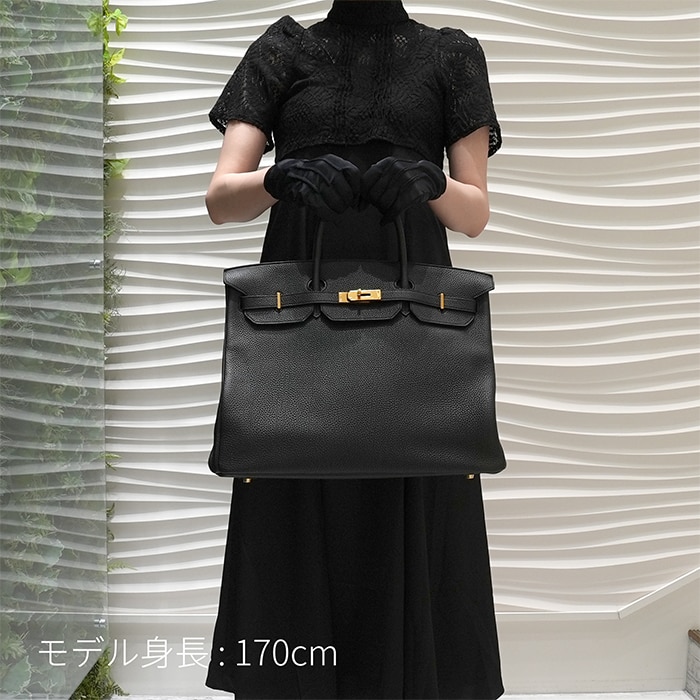 HERMES エルメス バーキン 40 トゴ ノワール ゴールド金具 29