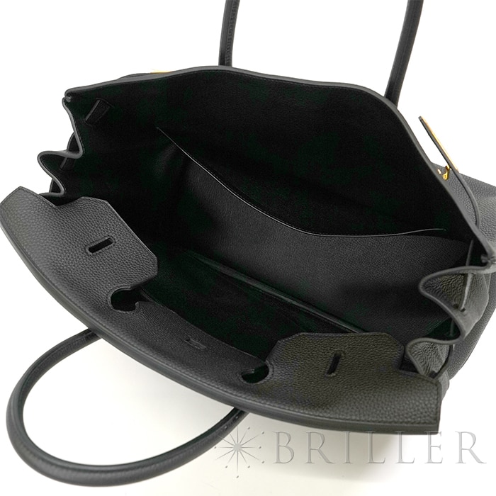 HERMES エルメス バーキン 40 トゴ ノワール ゴールド金具 3