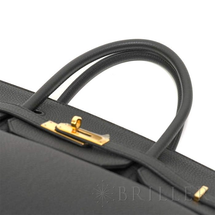 HERMES エルメス バーキン 40 トゴ ノワール ゴールド金具 5