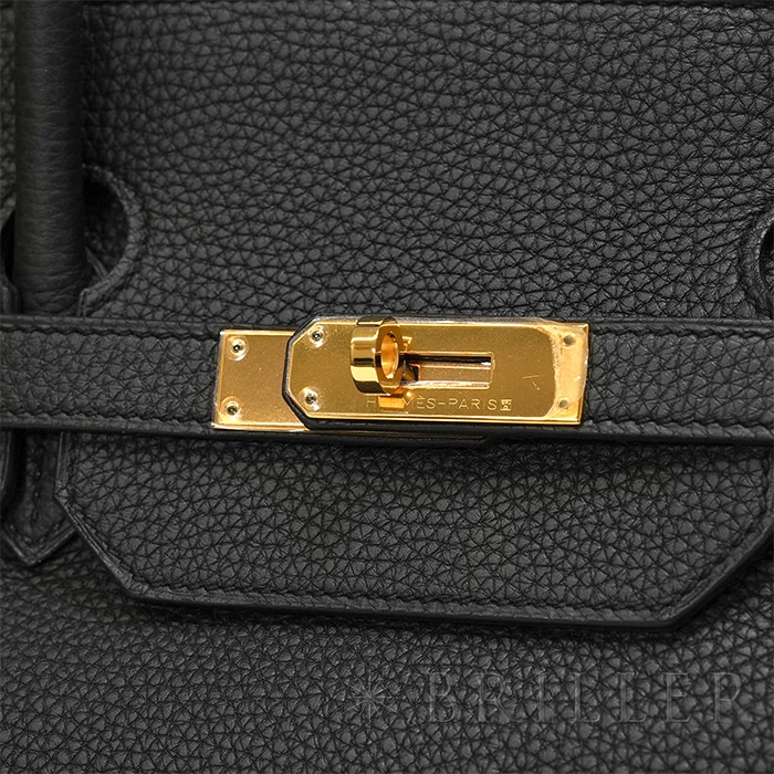 HERMES エルメス バーキン 40 トゴ ノワール ゴールド金具 6