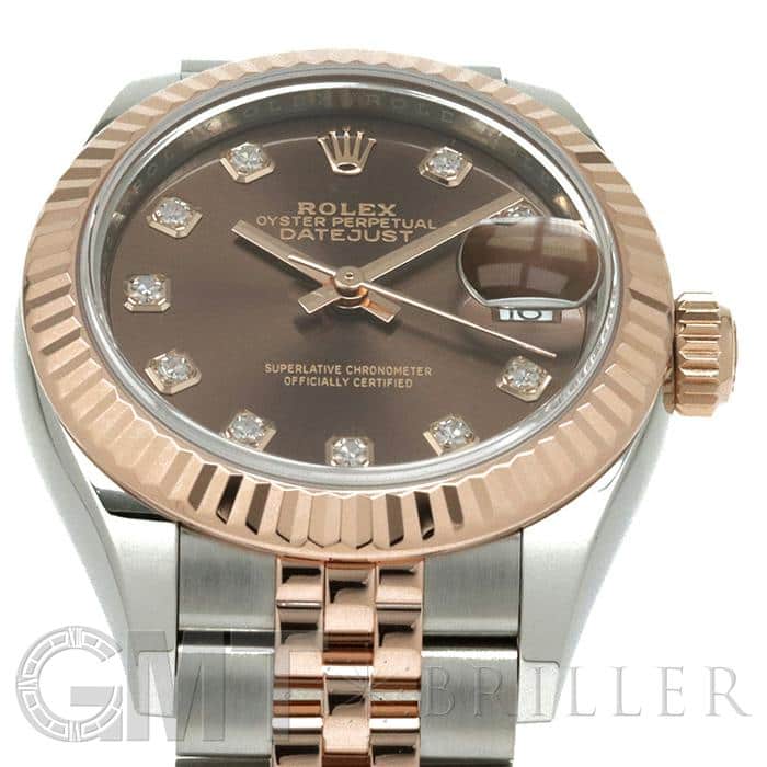 ROLEX ロレックス デイトジャスト 28 279171G チョコレート 15