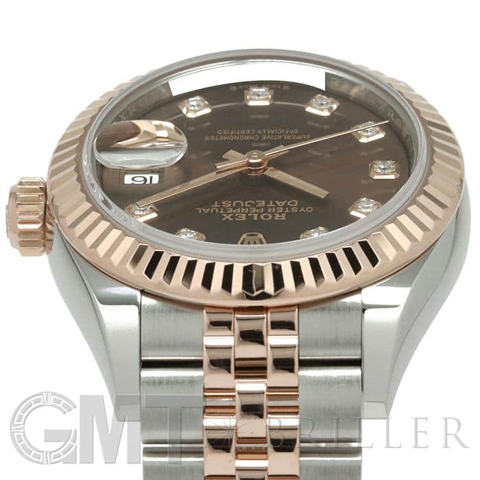 ROLEX ロレックス デイトジャスト 28 279171G チョコレート 16