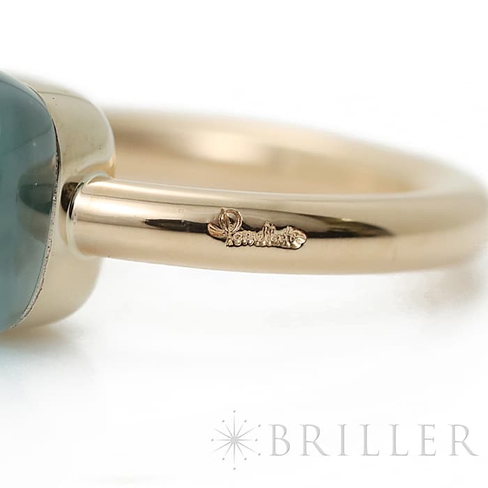 POMELLATO ポメラート ヌード リング クラシック ブルートパーズ ローズゴールド/ホワイトゴールド PAA1100_O6000_000OY 53 3