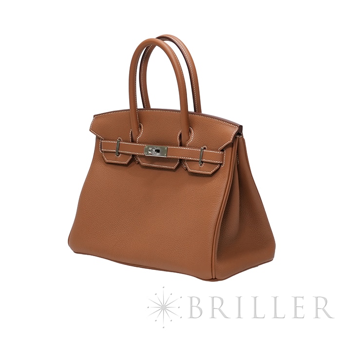 HERMES エルメス バーキン 30 トゴ ゴールド シルバー金具【未使用】 11