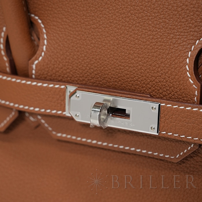 HERMES エルメス バーキン 30 トゴ ゴールド シルバー金具【未使用】 3