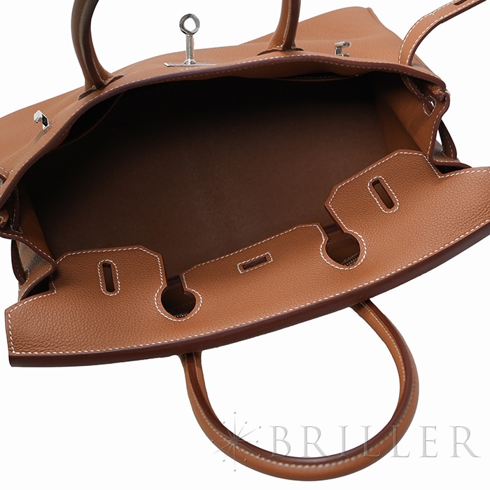 HERMES エルメス バーキン 30 トゴ ゴールド シルバー金具【未使用】 5