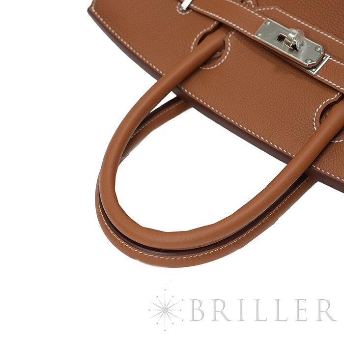HERMES エルメス バーキン 30 トゴ ゴールド シルバー金具【未使用】 8