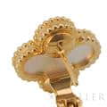 Van Cleef & Arpels ヴァン クリーフ&アーペル アルハンブラ ヴィンテージアルハンブラ イヤリング ピアス イエローゴールド マザーオブパール VCARA44100 9