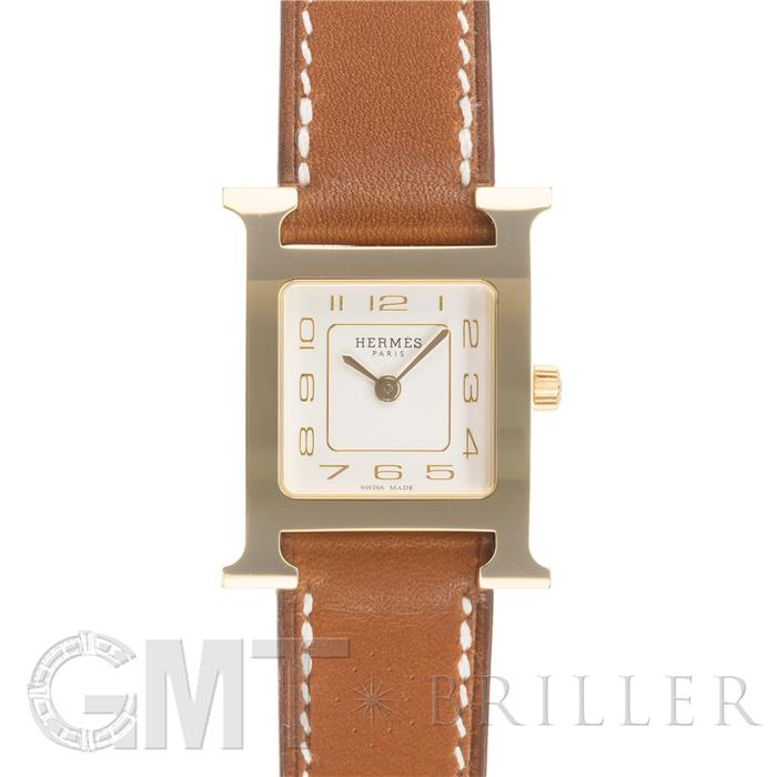 未使用)HERMES エルメス Hウォッチ PM ゴールド ゴールド金具 HH1.201