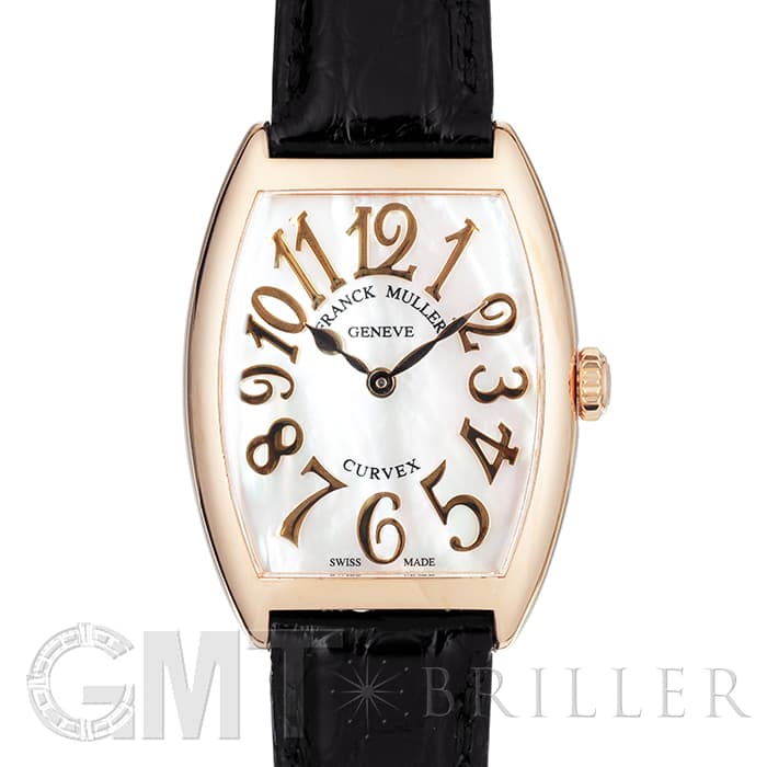 FRANCK MULLER フランク・ミュラー トノーカーべックス 7502QZ ホワイトシェル PG 革 メイン