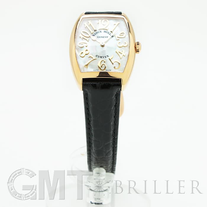 FRANCK MULLER フランク・ミュラー トノーカーべックス 7502QZ ホワイトシェル PG 革 9