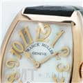 FRANCK MULLER フランク・ミュラー トノーカーべックス 7502QZ ホワイトシェル PG 革 12