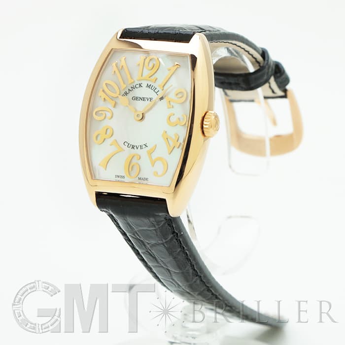 FRANCK MULLER フランク・ミュラー トノーカーべックス 7502QZ ホワイトシェル PG 革 16