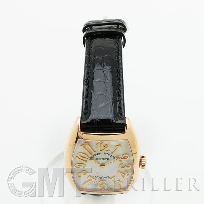 FRANCK MULLER フランク・ミュラー トノーカーべックス 7502QZ ホワイトシェル PG 革 17