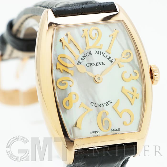 FRANCK MULLER フランク・ミュラー トノーカーべックス 7502QZ ホワイトシェル PG 革 18