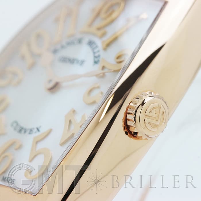 FRANCK MULLER フランク・ミュラー トノーカーべックス 7502QZ ホワイトシェル PG 革 20