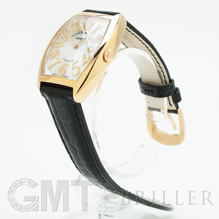 FRANCK MULLER フランク・ミュラー トノーカーべックス 7502QZ ホワイトシェル PG 革 23