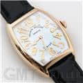 FRANCK MULLER フランク・ミュラー トノーカーべックス 7502QZ ホワイトシェル PG 革 24