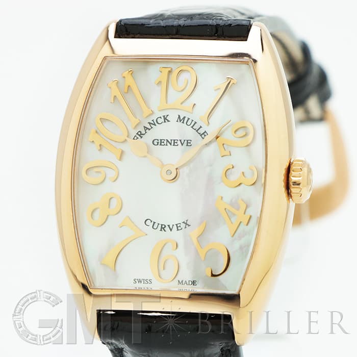 FRANCK MULLER フランク・ミュラー トノーカーべックス 7502QZ ホワイトシェル PG 革 3