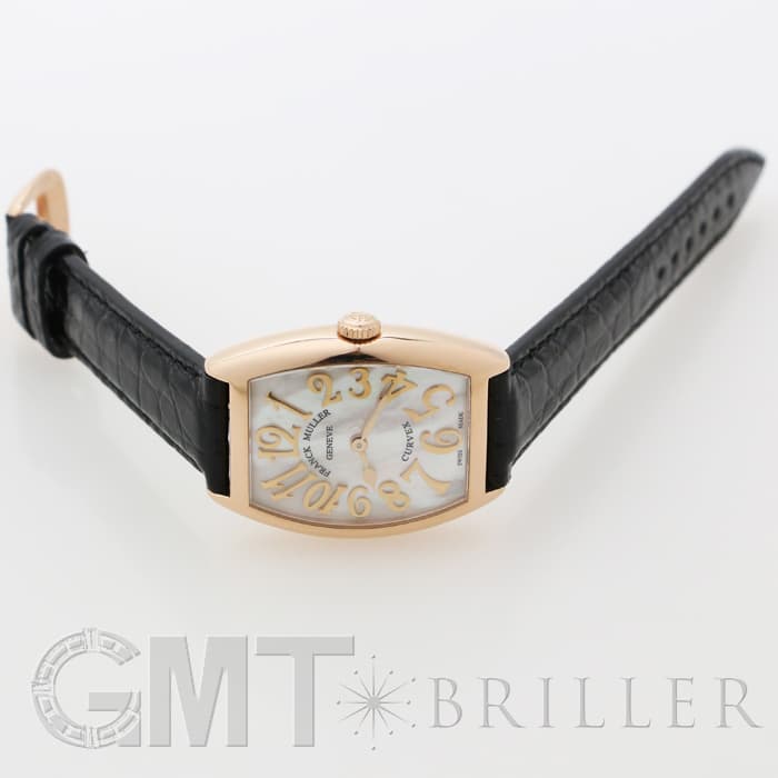 FRANCK MULLER フランク・ミュラー トノーカーべックス 7502QZ ホワイトシェル PG 革 6