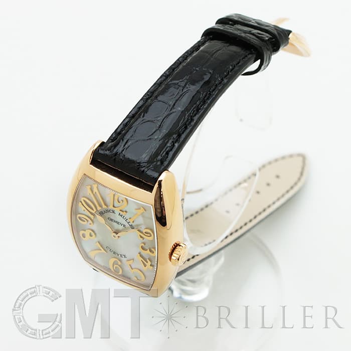 FRANCK MULLER フランク・ミュラー トノーカーべックス 7502QZ ホワイトシェル PG 革 8