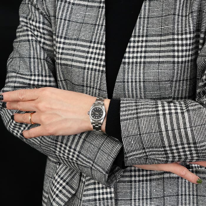 ROLEX ロレックス オイスターパーペチュアル 76030 ブラック A番 29