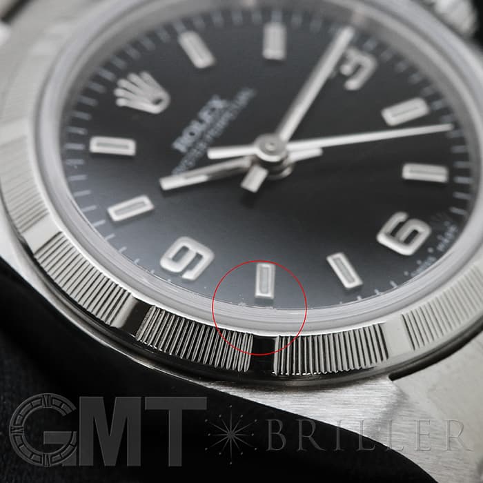 ROLEX ロレックス オイスターパーペチュアル 76030 ブラック A番 6