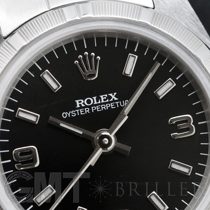 ROLEX ロレックス オイスターパーペチュアル 76030 ブラック A番 8